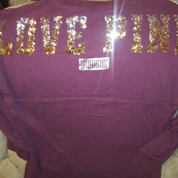 PINK Victoria's Secret Tops - Victoria's Secret PINK bling sweatshirt